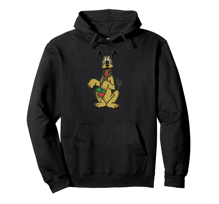 Disney Mickey And Friends Weihnachten Pluto Portrait Pullover Hoodie