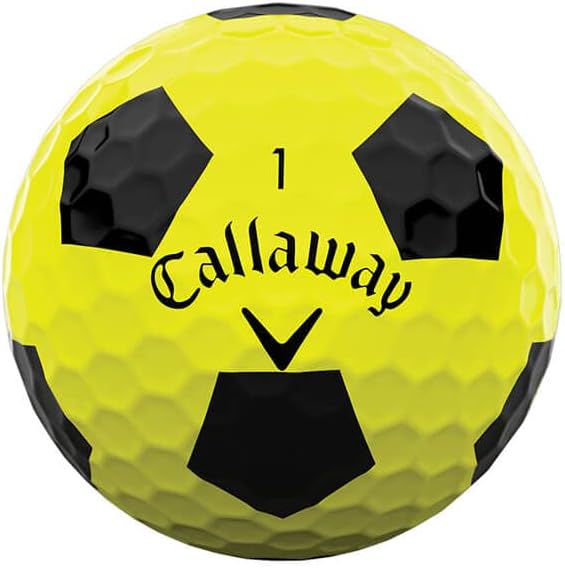 Callaway Golf Chrome Soft Golfbälle (Serie 2022) Truvis Yellow, Truvis Yellow