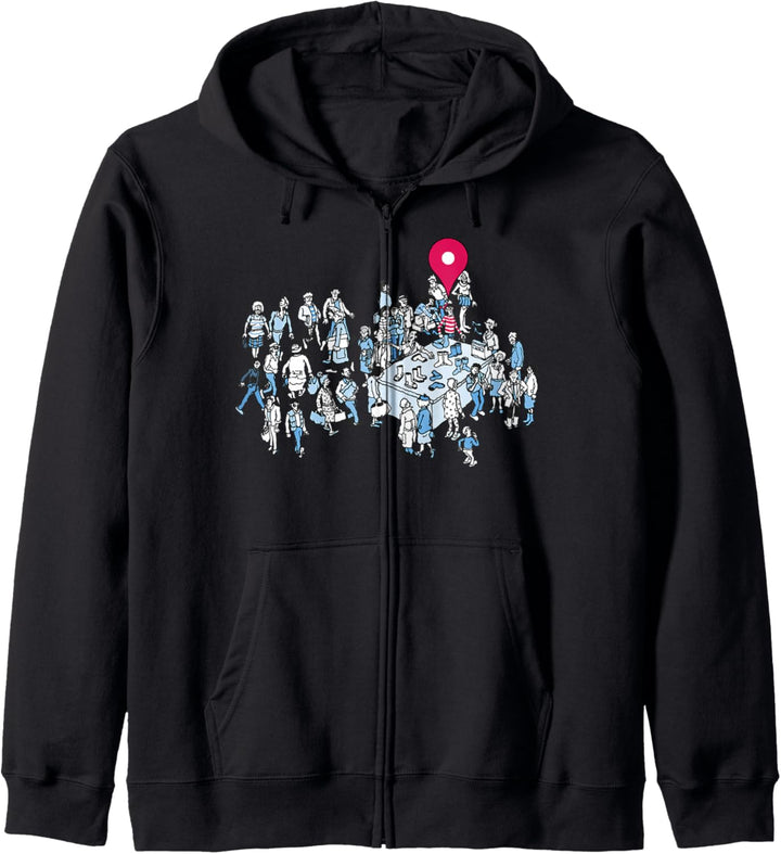 Where's Waldo? Shopping Pin Kapuzenjacke