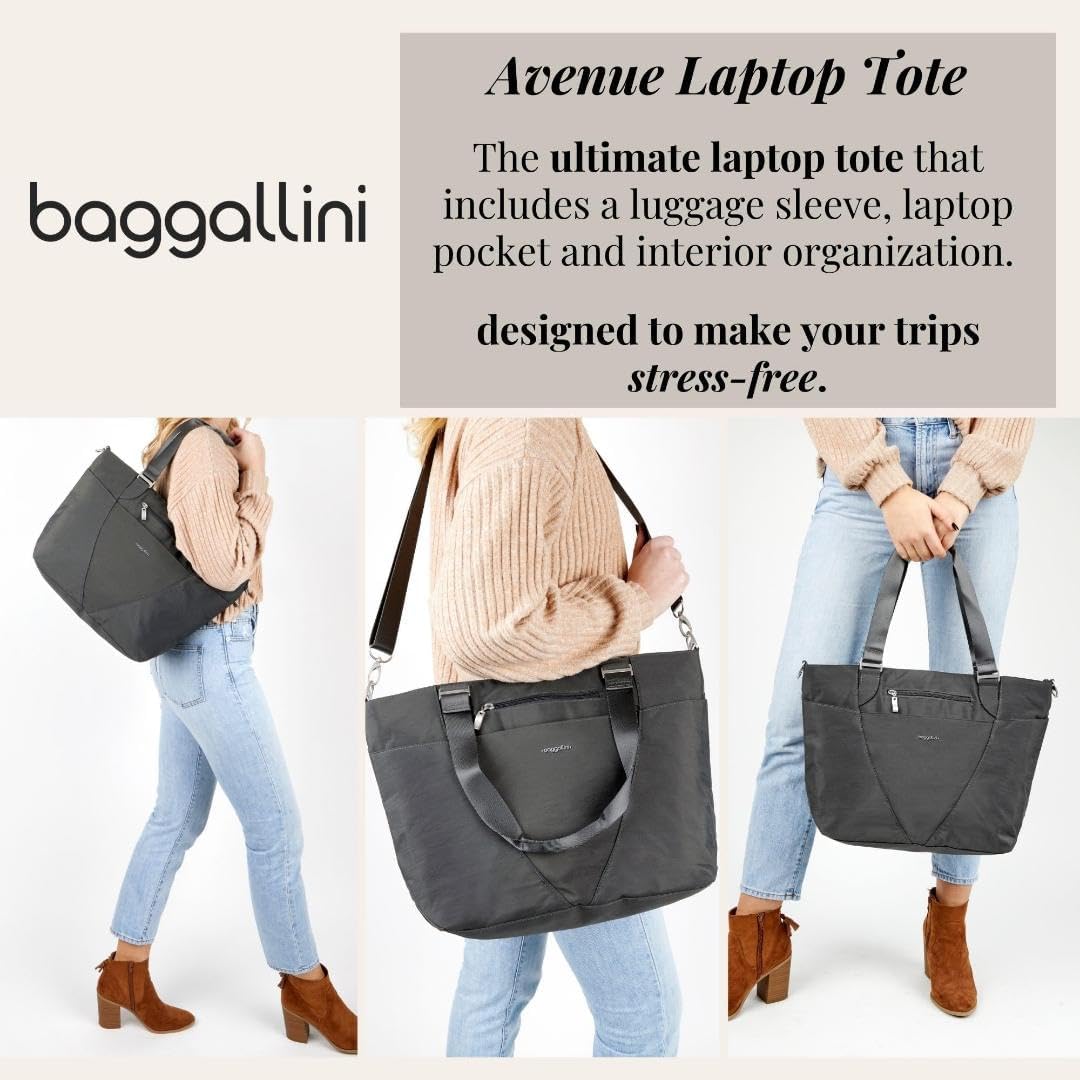 Baggallini Unisex-Erwachsene Tote Avenue Tragetasche – leicht, wasserabweisend, Handgepäcktasche mit