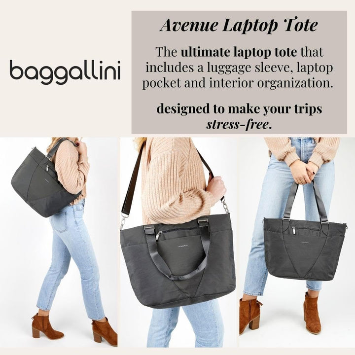 Baggallini Unisex-Erwachsene Tote Avenue Tragetasche – leicht, wasserabweisend, Handgepäcktasche mit