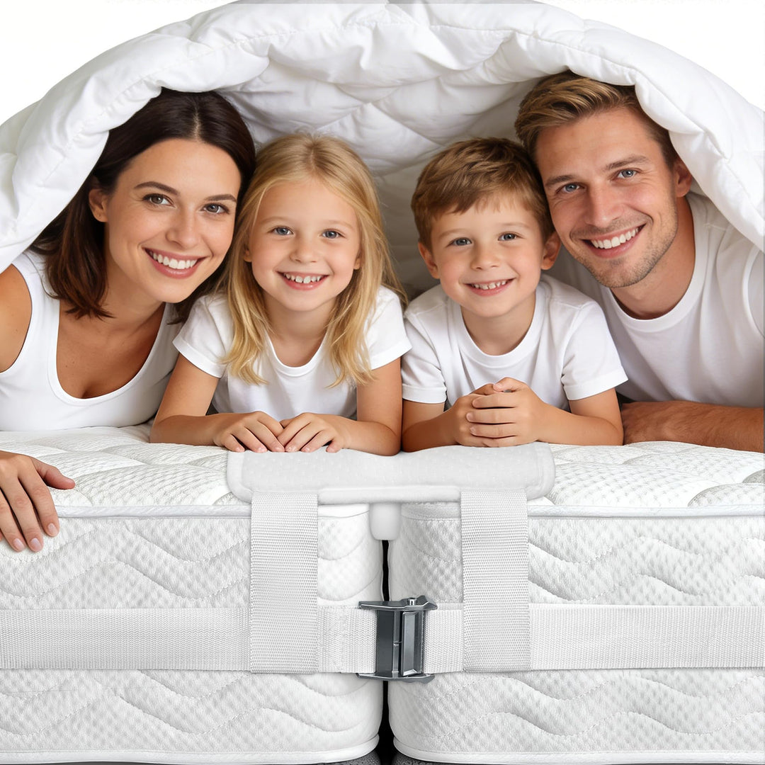 FeelAtHome 25,5 cm Liebesbrücke zum Verbinden von Zwei Einzelbetten zu einem Doppelbett - Matratzenk