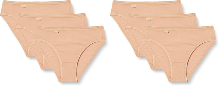 Sloggi Damen 24/7 Cotton Tai C3p Slip (3er Pack) 46 Brush, 46 Brush