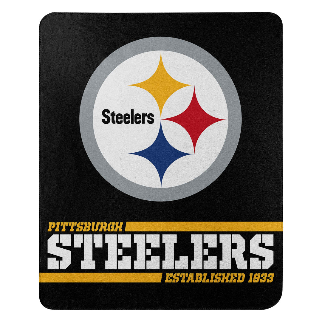 Pittsburgh Steelers Offizielle NFL Decke, Fleecedecke in 127 x 152 cm