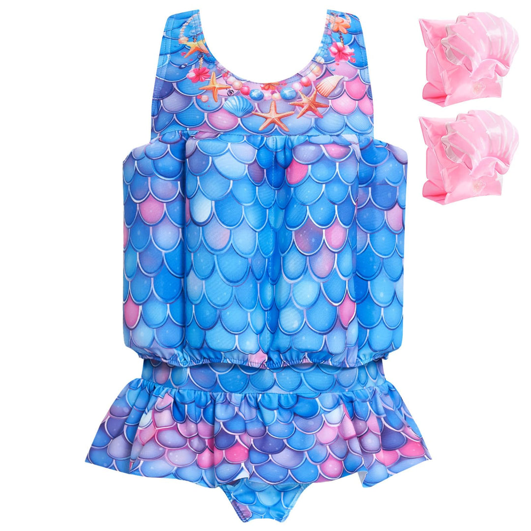 Badeanzug Baby Mädchen mit Floatation Kleinkind Schwimmtraining Hilfe Schwimmende Badeanzug EIN Stüc