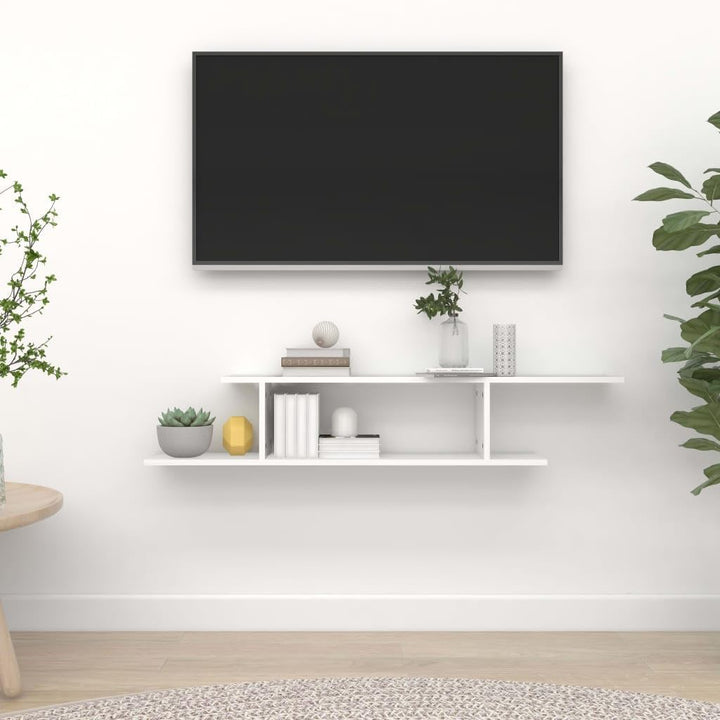 vidaXL TV Wandregal Lowboard Wandboard Schweberegal Hängeregal Dekoregal Freischwebend Regal Bücherr