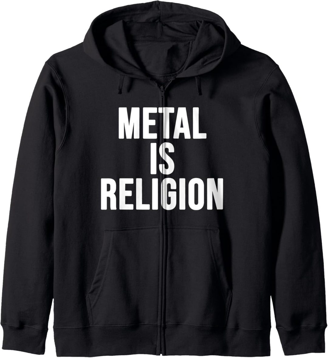 Metal Is Religion Heavy Metal Musik Kapuzenjacke