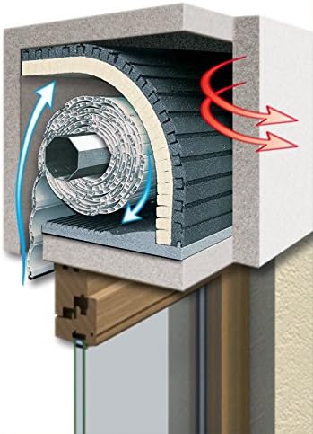Schellenberg Isolierung für Rollladenkasten, grau, 66251 épaisseur du matériau: 25 mm, épaisseur du