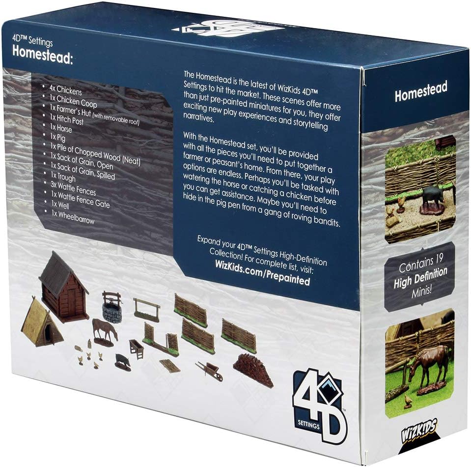 Wizkids 4D Environments: Homestead Miniature Gaming Tabletop