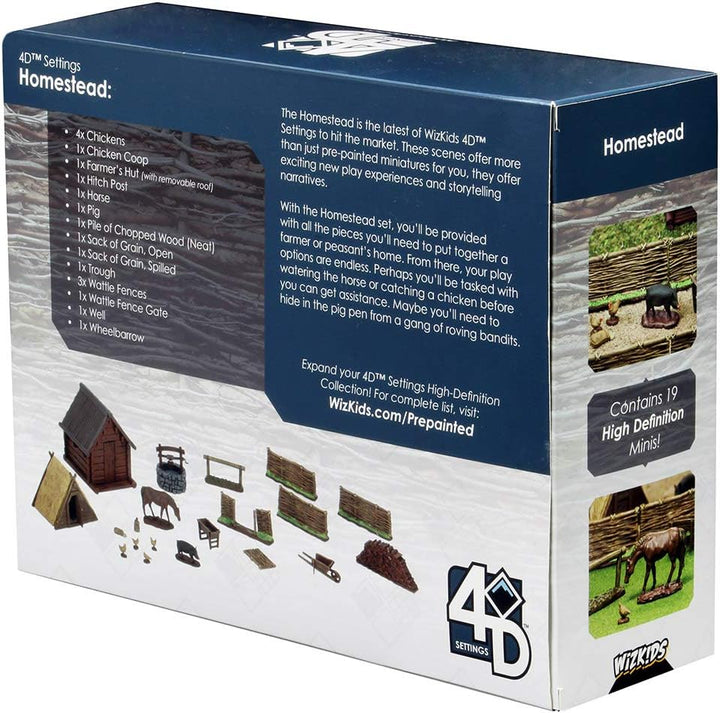 Wizkids 4D Environments: Homestead Miniature Gaming Tabletop
