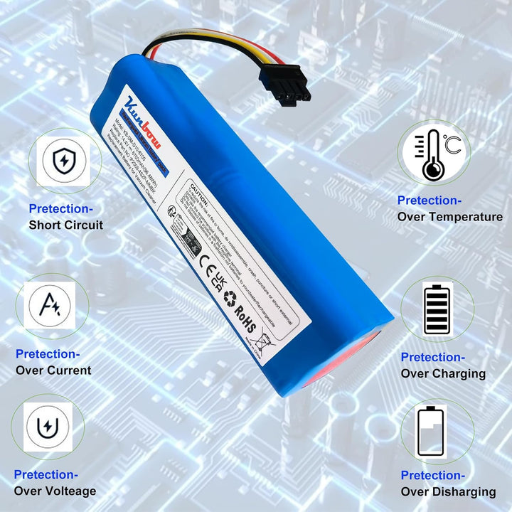 6700mAh Ersatzakku für Dreame L10s Ultra / L10 / L10s / Z10 Pro, Akku für Dreame D10/D10s/D10 Plus/D