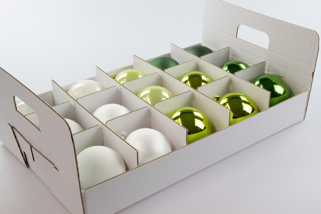 Quality-Collection Weihnachtskugel Box, Christbaumkugel Box, Christbaumschmuck und Deko (61 Liter)