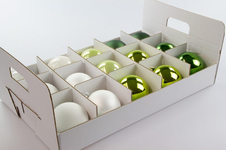 Quality-Collection Weihnachtskugel Box, Christbaumkugel Box, Christbaumschmuck und Deko (61 Liter)