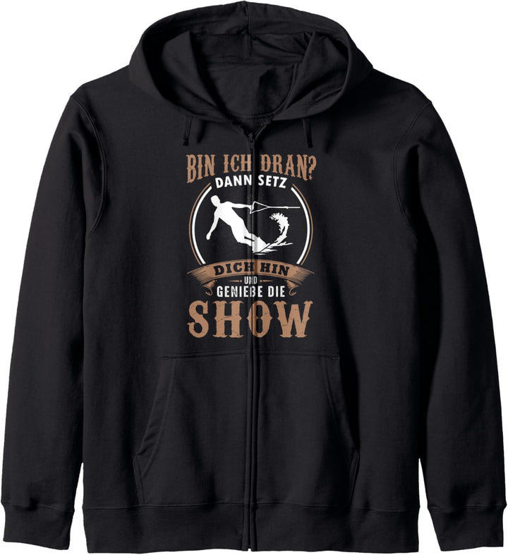 Wakeboard Show Profi Lustiger Wakeboarder Spruch für Surfer Kapuzenjacke