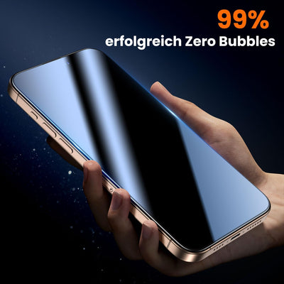 UniqueMe für iPhone 16 Pro für Panzerglas - [Full Screen Displayschutz] Schutzfolie für iPhone 16 Pr