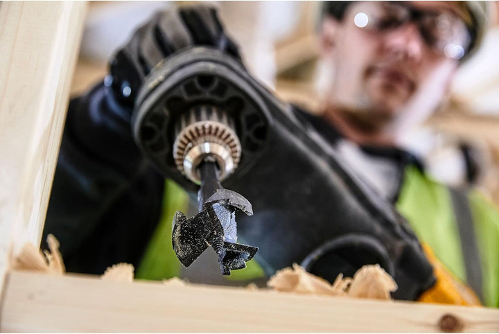 Dewalt Forstnerbohrer DT4580 (für Akku- und Kabelbohrmaschinen, für Durchbruchsbohrungen in Holz, MD