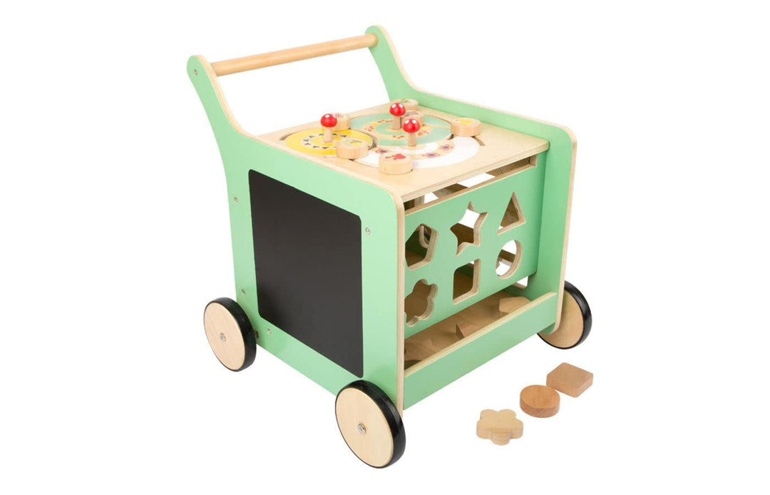 small foot Lauflernwagen "Move it!", aus 100% FSC®-Zertifiziertem Holz, Motorikspielzeug und Laufler