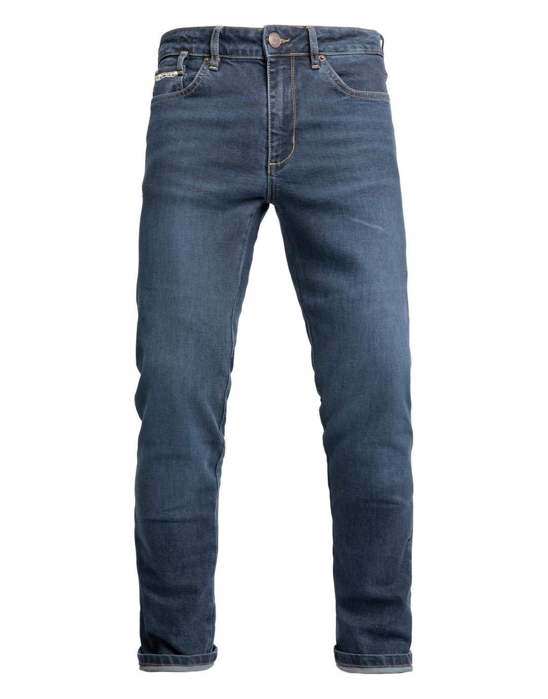 John Doe Taylor Monolayer XTM Motorrad Jeans Stretch Atmungsaktiv mit Protektoren 28W / 32L Indigo,