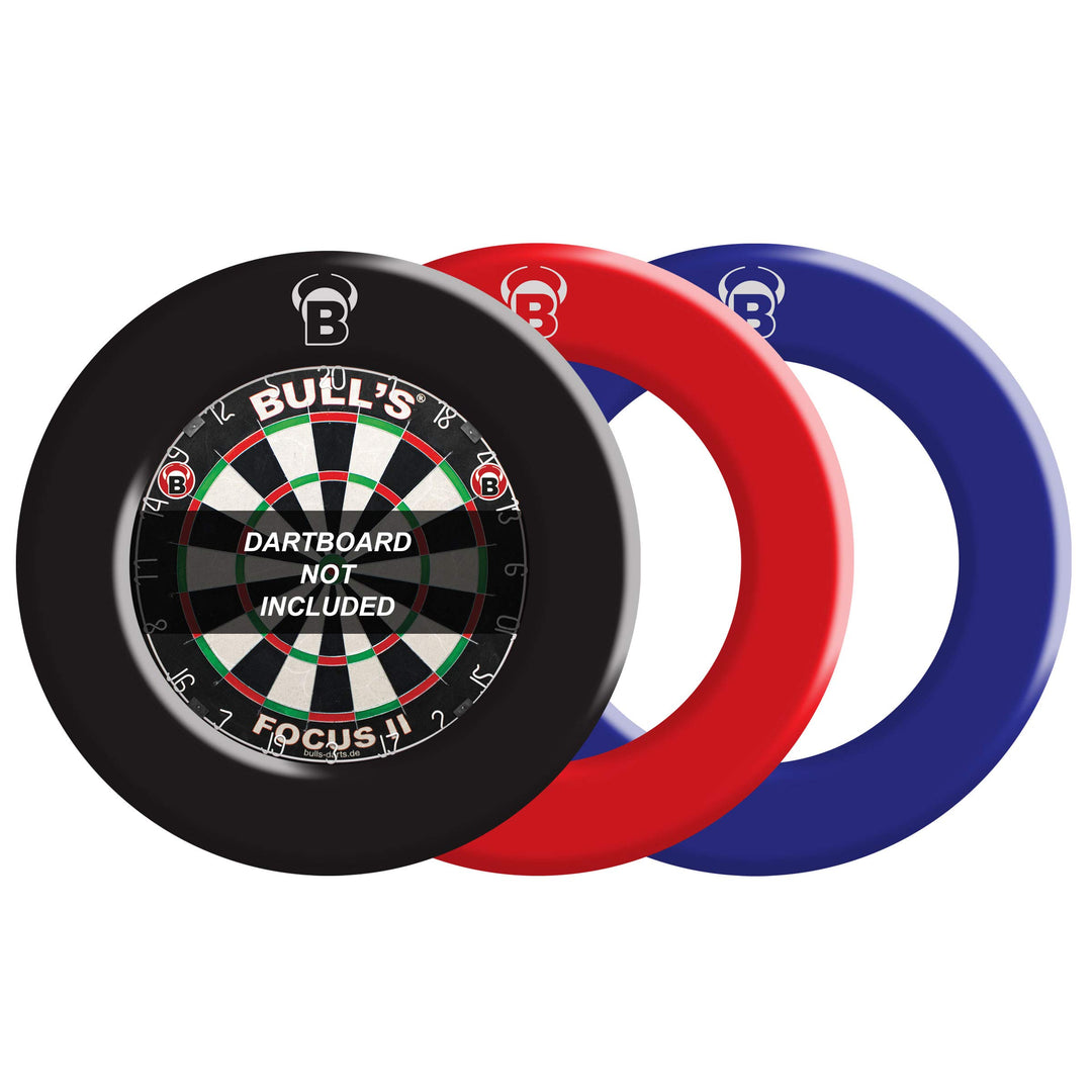 BULL'S Professional Dartboard Surround Schwarz, Schwarz