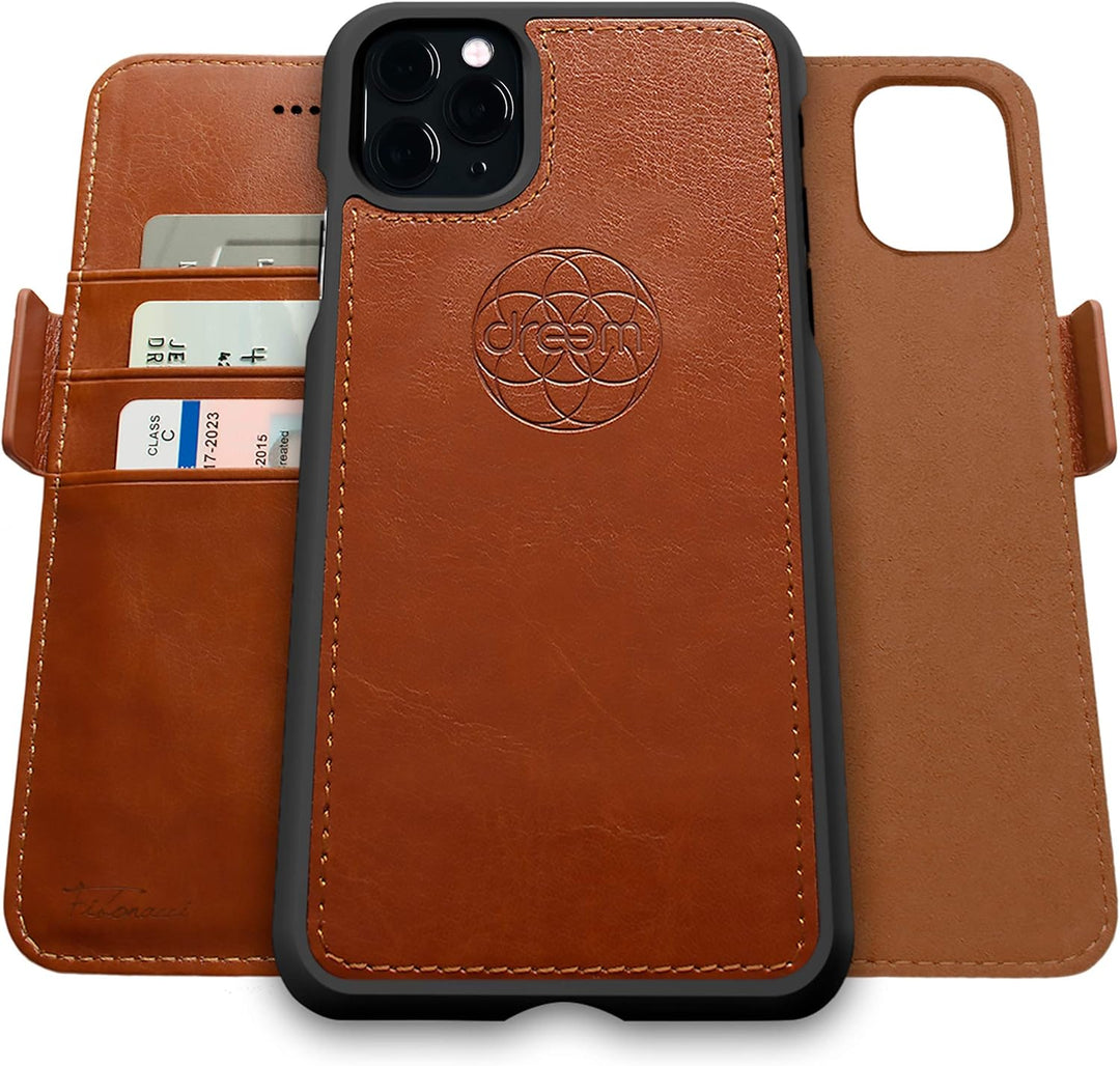 Dreem Fibonacci 2in1 Handyhülle Flipcase für iPhone 11 Pro Max | Magnetisches iPhone Case | TPU Etui