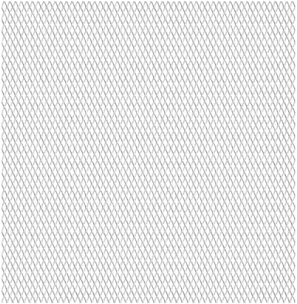 HOMIUSE Gittermatte Streckmetall Edelstahl 100x85 cm 20x10x2 mm Streckmetall-Gittermatte Lüftungsgit
