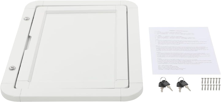 Weiss RV klappbaren Picknick-Tisch, Aluminium-Legierung Klappbare Wand Tisch Abschliessbare Wand Tis
