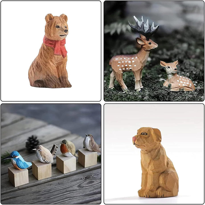 Holzwürfel aus unbehandeltem Naturholz, 8 cm, 6 Stück, zum Basteln, Schnitzen, Basteln und für Baste