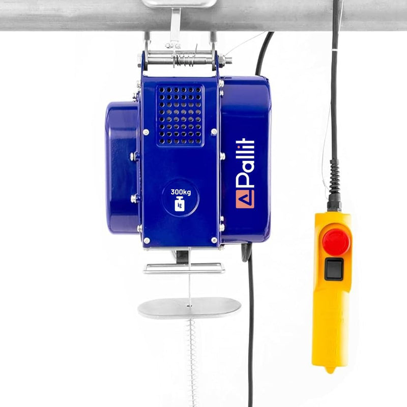 Pallit elektrische Seilwinde MOBILE | 150/300 kg | 12 m Stahlseil | inkl Kabelfernbedieung mit 1,5 m