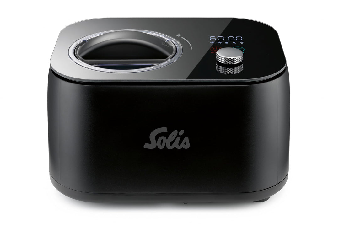 Solis Ice Dream Machine (Typ 8505) Eismaschine mit Kompressor, Schwarz | Frozen Yogurt & Sorbet Make