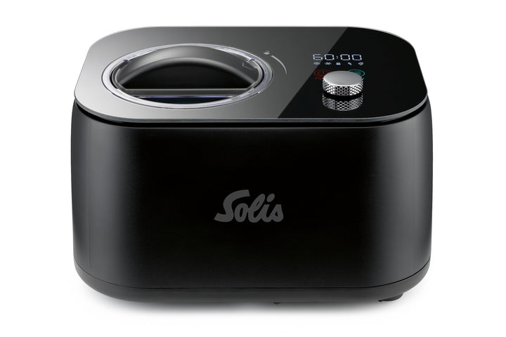 Solis Ice Dream Machine (Typ 8505) Eismaschine mit Kompressor, Schwarz | Frozen Yogurt & Sorbet Make
