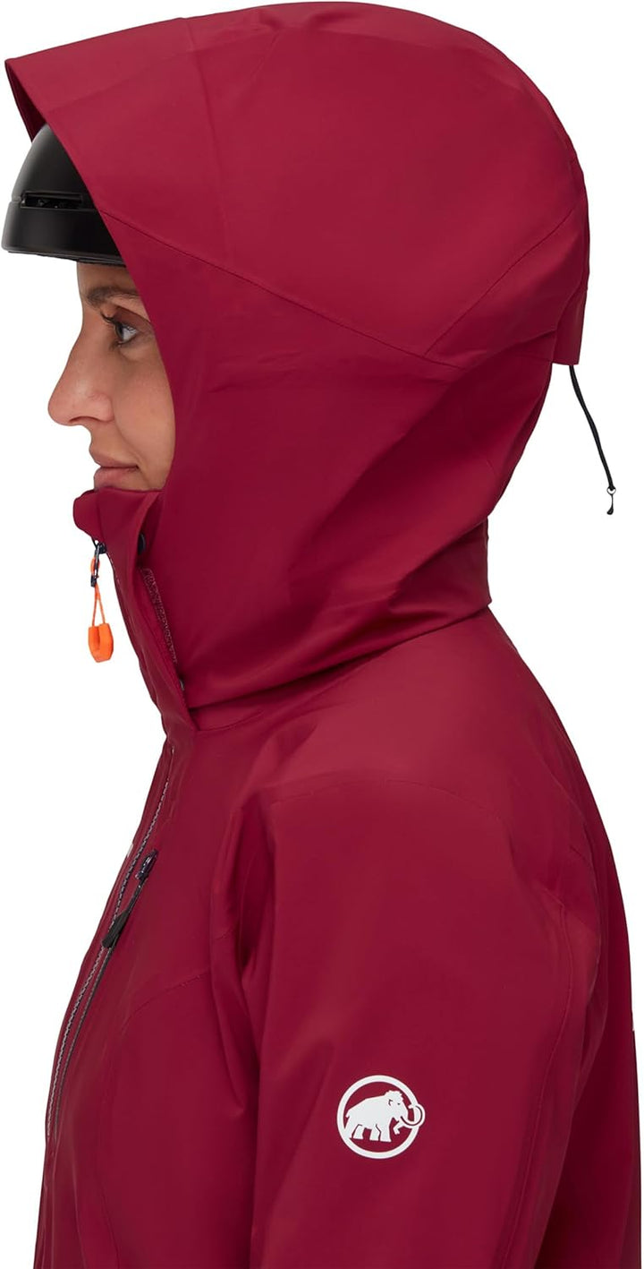 Mammut Damen Stoney Hardshelljacke mit Kapuze S blood red, S blood red