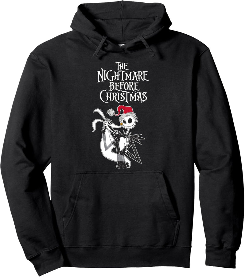 Disney The Nightmare Before Christmas Skellington and Zero Pullover Hoodie