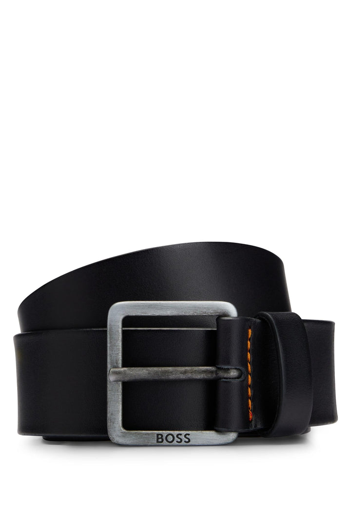 BOSS Herren Jeeko_sz40 Gürtel (1er Pack) 80 Black1, 80 Black1