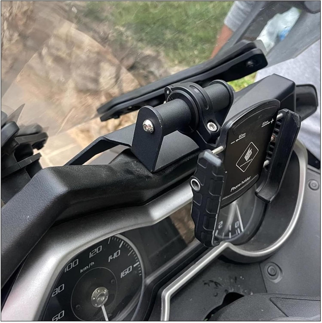 Motorrad-Navigationshalterung, Navigations Halterung,CNC-gefräst, präzise gefertigter Aluminiumersat
