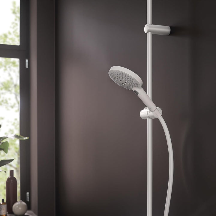 hansgrohe Raindance Select S - wassersparender Duschkopf 8 l/min (EcoSmart), Handbrause mit 3 Strahl
