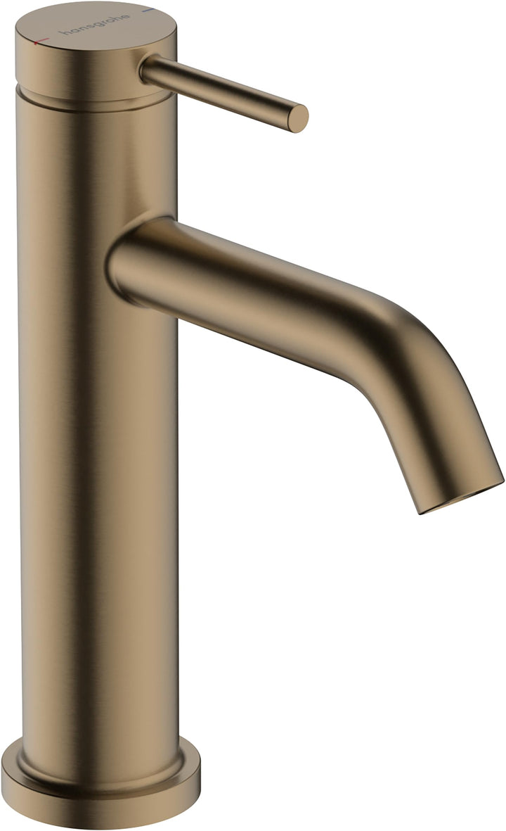 hansgrohe Tecturis S - Waschtischarmatur ohne Ablauf, Wasserhahn Bad mit Auslauf Höhe 110mm, Mischba