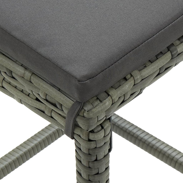 vidaXL 6X Barhocker mit Kissen Barstuhl Tresenhocker Küchenhocker Thekenhocker Tresenstuhl Thekenstu