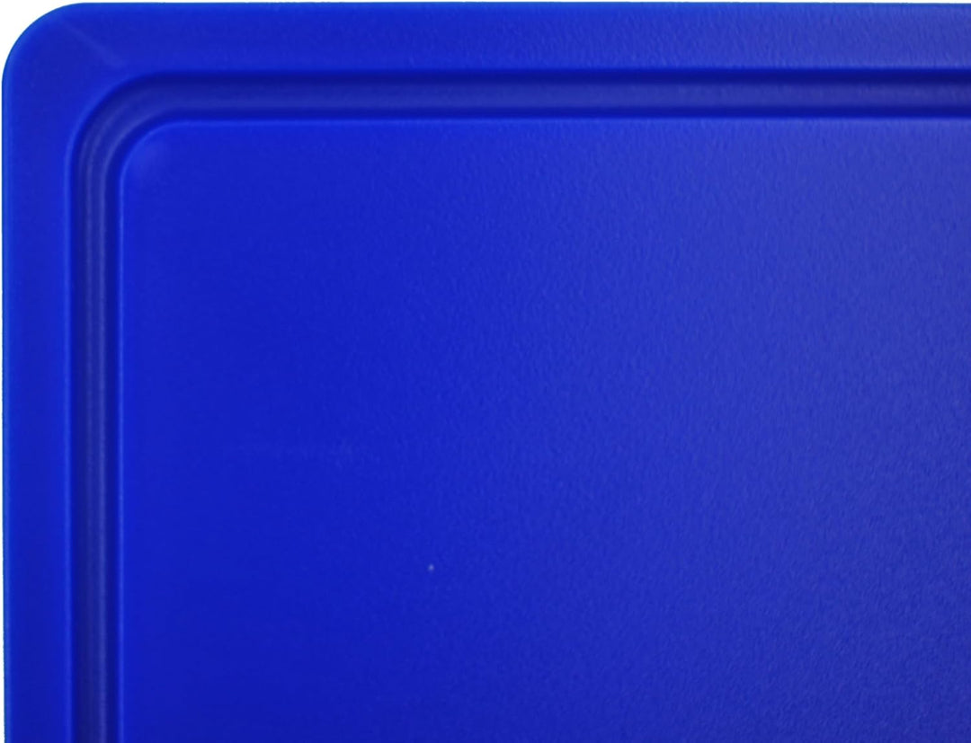 METRO Professional Schneidebrett, GN 1/2, hochdichtes Polyethylen (HDPE), 32.5 x 26.5 x 2 cm (blau),
