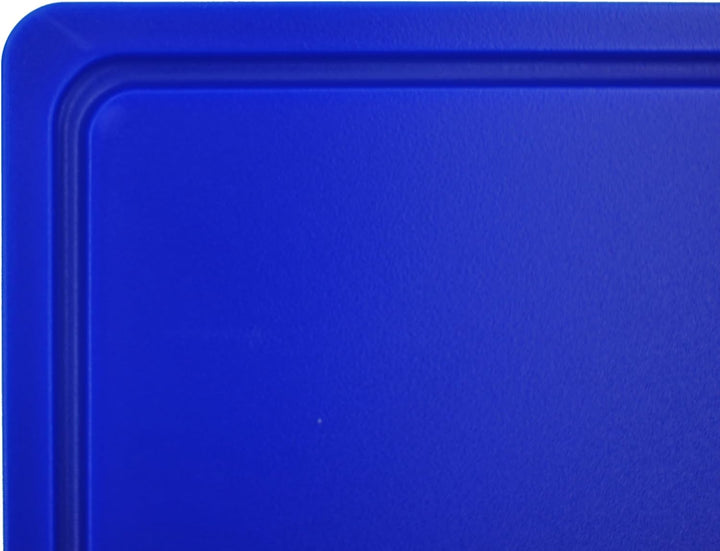 METRO Professional Schneidebrett, GN 1/2, hochdichtes Polyethylen (HDPE), 32.5 x 26.5 x 2 cm (blau),