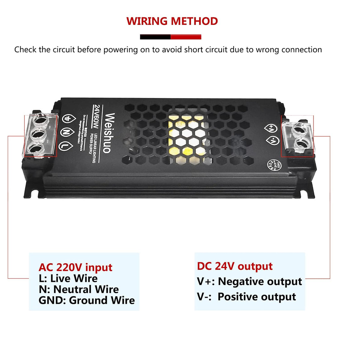 LED Trafo 24V 400W 16.7A IP20 LED Transformator AC 220V auf DC 24 Volt Konstante Spannung Schlankes