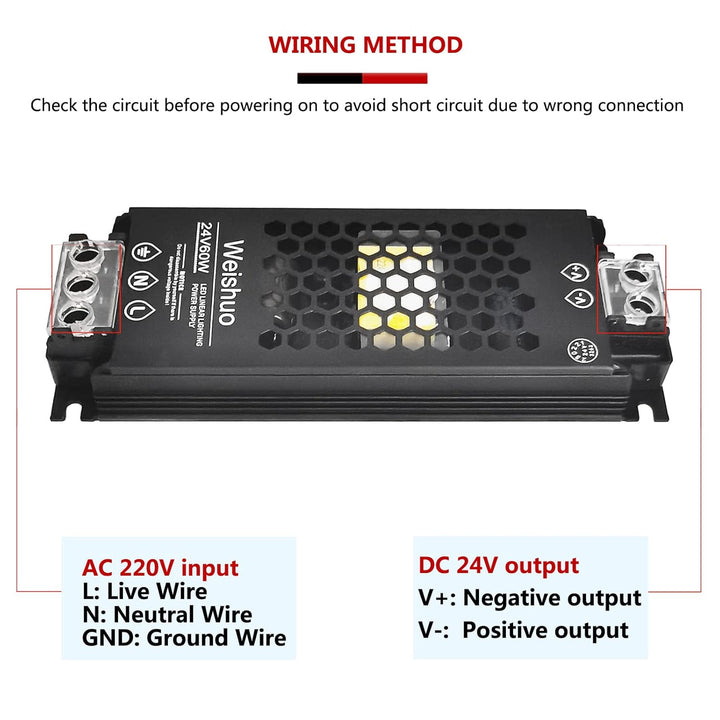 LED Trafo 24V 400W 16.7A IP20 LED Transformator AC 220V auf DC 24 Volt Konstante Spannung Schlankes