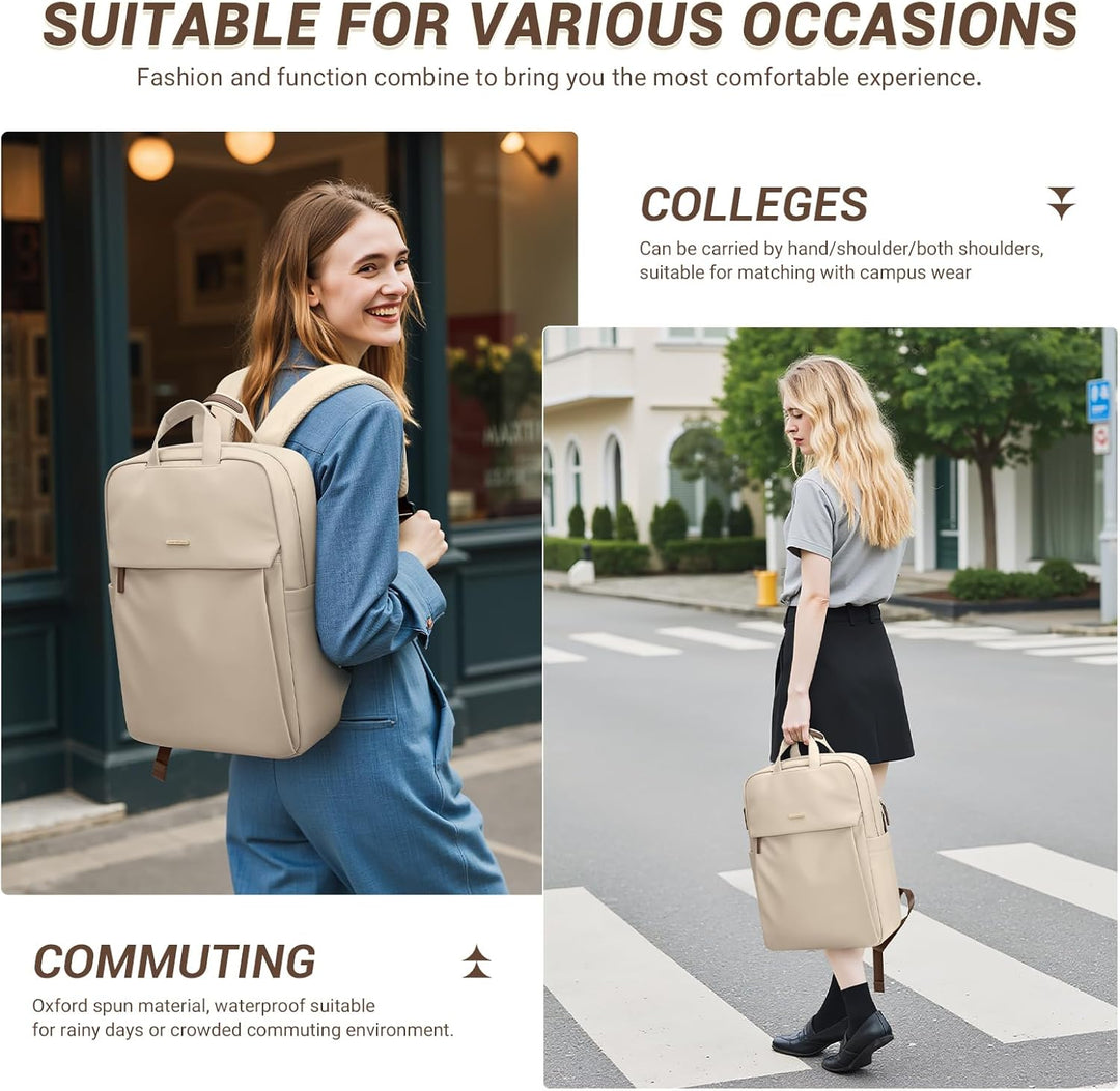 GOLF SUPAGS Laptop Rucksack für Damen Casual Daypack für Reise Arbeit Schulrucksack Teenager passend