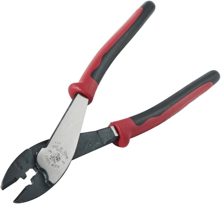 Klein Tools J1005 Journeyman Crimp-/Schneidewerkzeug, rot und schwarz, rot/schwarz, Grösse S