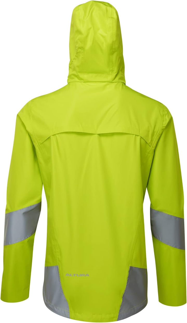 Altura Herren Typhoon Radjacke, wasserdicht, reflektierend, Limettengrün – Grösse S Lime S, Lime S