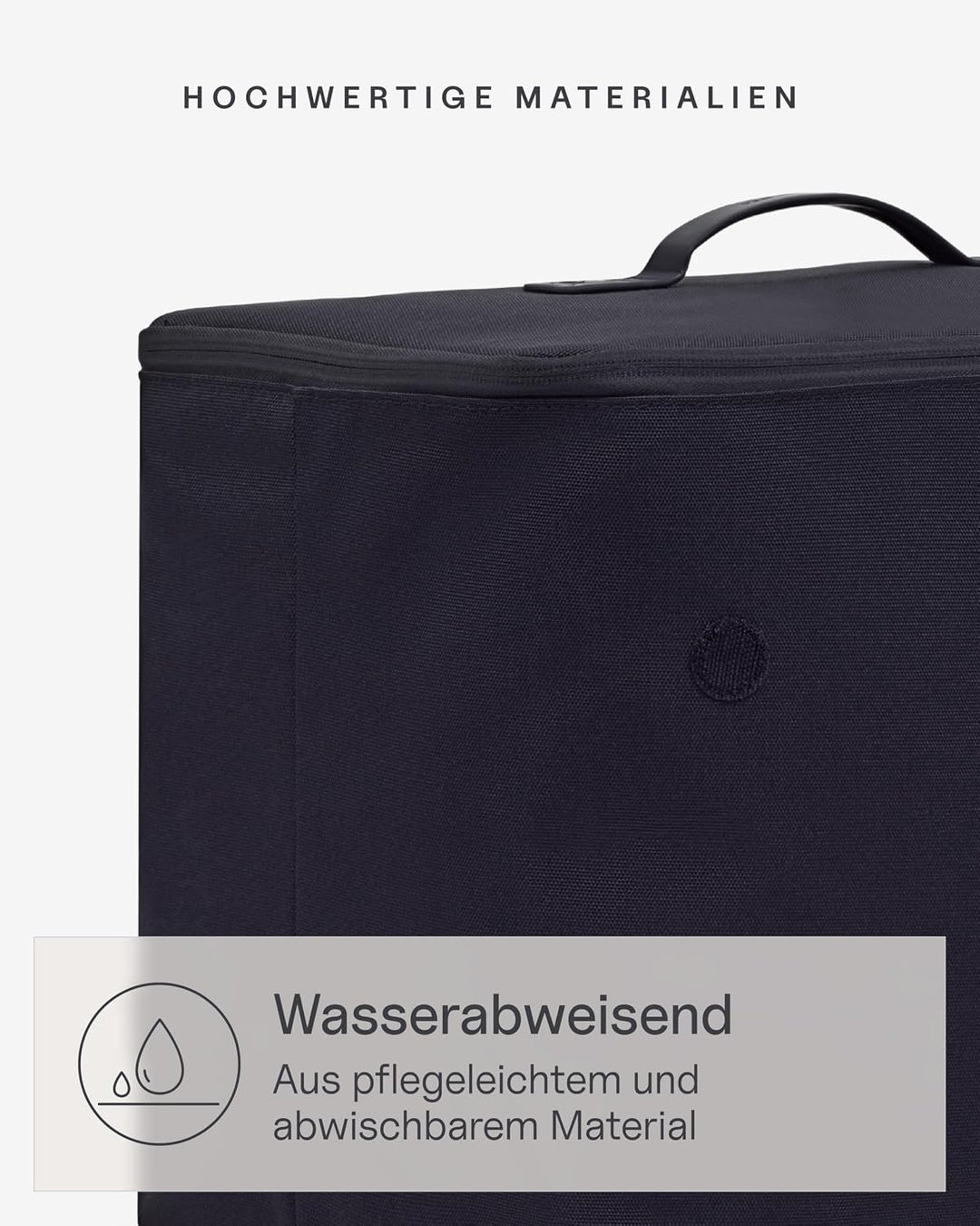 Kapten & Son Vaasa Cooling Inlay Large Schwarz | 25L Thermotasche aus recyceltem PET für Shopping Ba