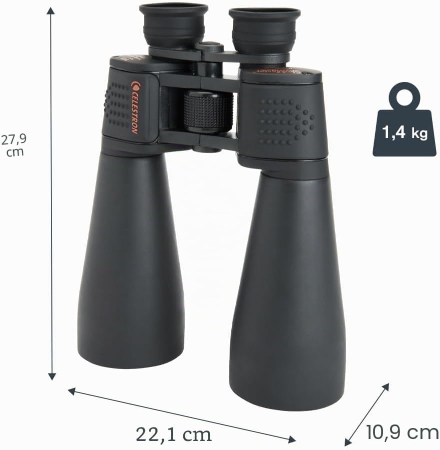 Celestron 71008 SkyMaster 25x70mm Porro Prism Binoculars with Multi-Coated Lens, BaK-4 Prism Glass a