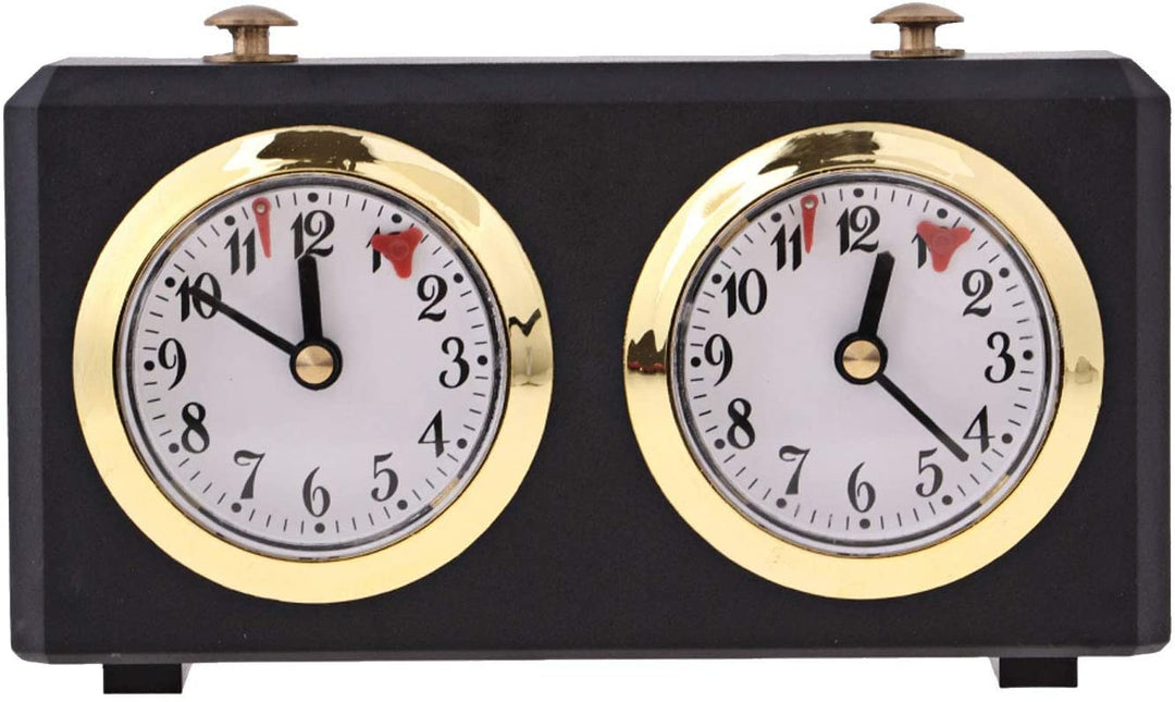 Schachuhr Timer, Schachuhren Analog Mechanischer, Professioneller Wettkampf Timer Uhrwerk angetriebe