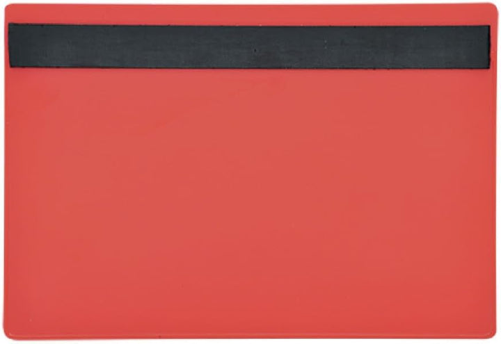 Krog Magnettasche A6, 25 Stück Rot Rot A6 quer, Rot A6 quer