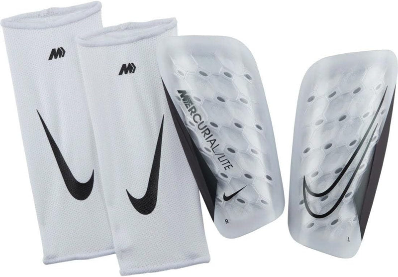 Nike Mercurial Lite Shinguard XS White/White/Black, XS White/White/Black