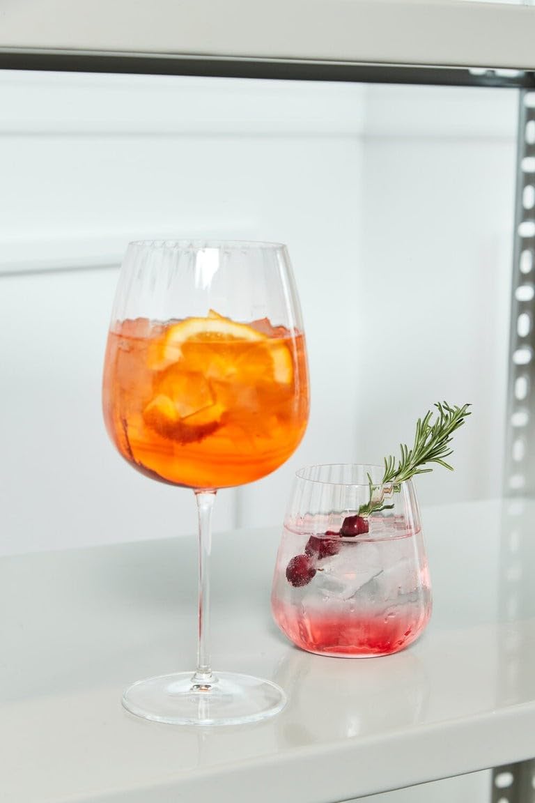 Luigi Bormioli - Optica Gin&amp;Tonic Burgundy Glass 75 cl 4 pcs.